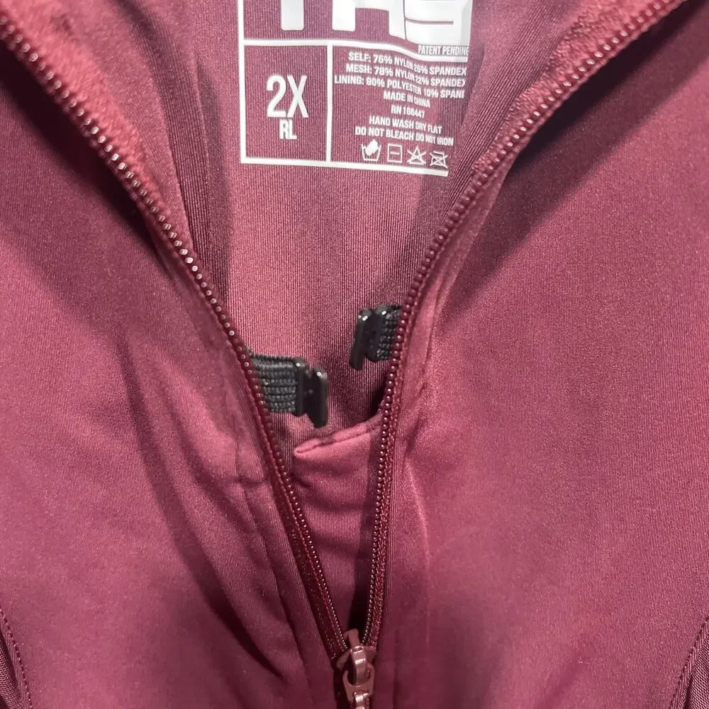 TA3 Surfy With Mesh Insert Dark Cherry Size 2X New - Picture 11 of 15